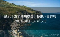 糖心｜真实使用记录：新用户最容易遇到的问题与应对方式