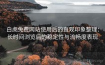白虎免费网站使用后的直观印象整理：长时间浏览后的稳定性与流畅度表现