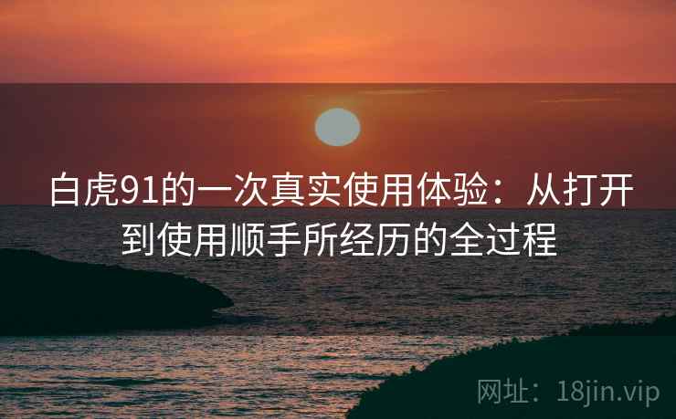 白虎91的一次真实使用体验:从打开到使用顺手所经历的全过程 第1张 白虎91的一次真实使用体验:从打开到使用顺手所经历的全过程 第1张