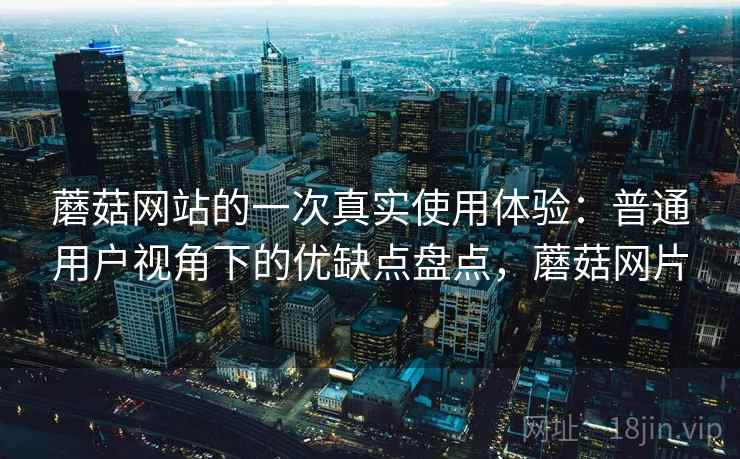 蘑菇网站的一次真实使用体验：普通用户视角下的优缺点盘点，蘑菇网片  第1张