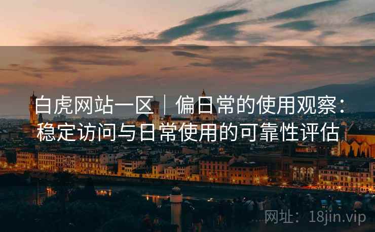 白虎网站一区｜偏日常的使用观察：稳定访问与日常使用的可靠性评估  第1张