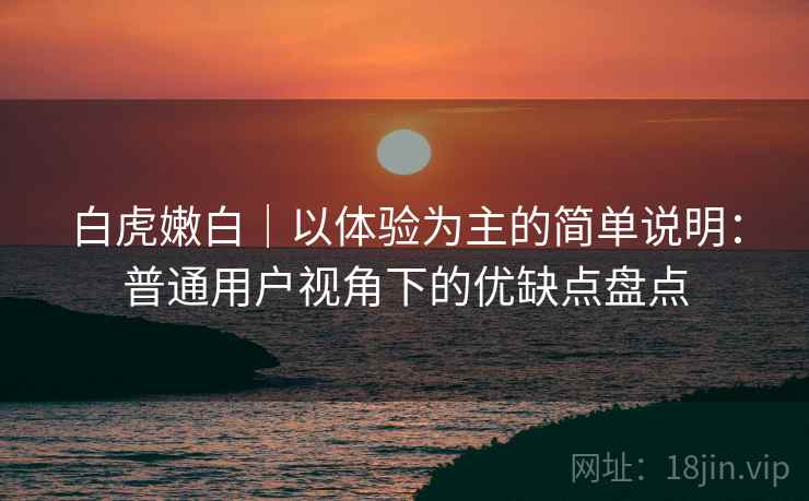 白虎嫩白|以体验为主的简单说明:普通用户视角下的优缺点盘点 第2张 白虎嫩白|以体验为主的简单说明:普通用户视角下的优缺点盘点 第2张