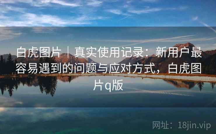 白虎图片|真实使用记录:新用户最容易遇到的问题与应对方式,白虎图片q版 第2张 白虎图片|真实使用记录:新用户最容易遇到的问题与应对方式,白虎图片q版 第2张