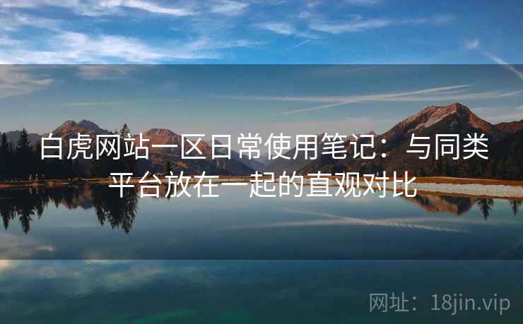 白虎网站一区日常使用笔记：与同类平台放在一起的直观对比  第1张